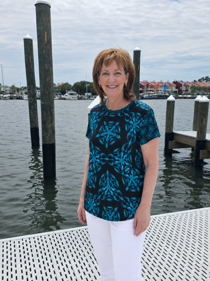 Women's Sports Jersey - Majestic Reign Pattern