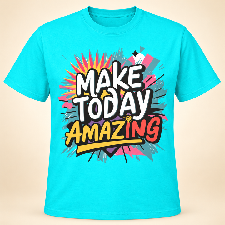 T-Shirt - Make Today Amazing Women's Midweight Cotton Tee