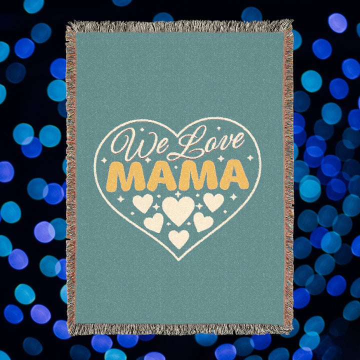 Woven Blanket - We Love Momma