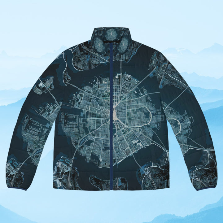 Men's Puffer Jacket  - Maps