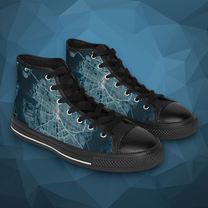 Men's Classic Sneakers - Mapping It Out