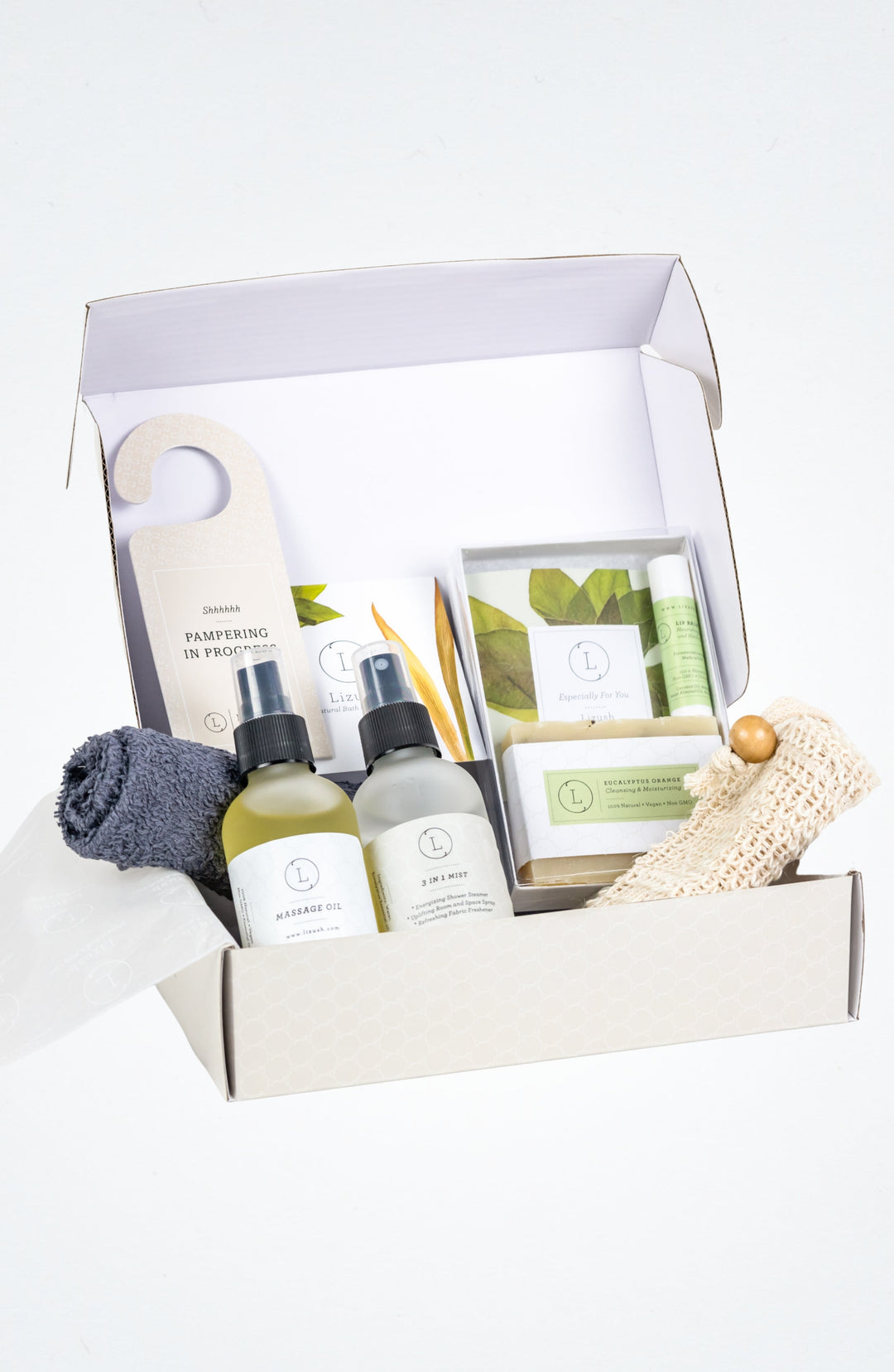 Massage Spa Gift Box | Eucalyptus Self-Care Gift Set