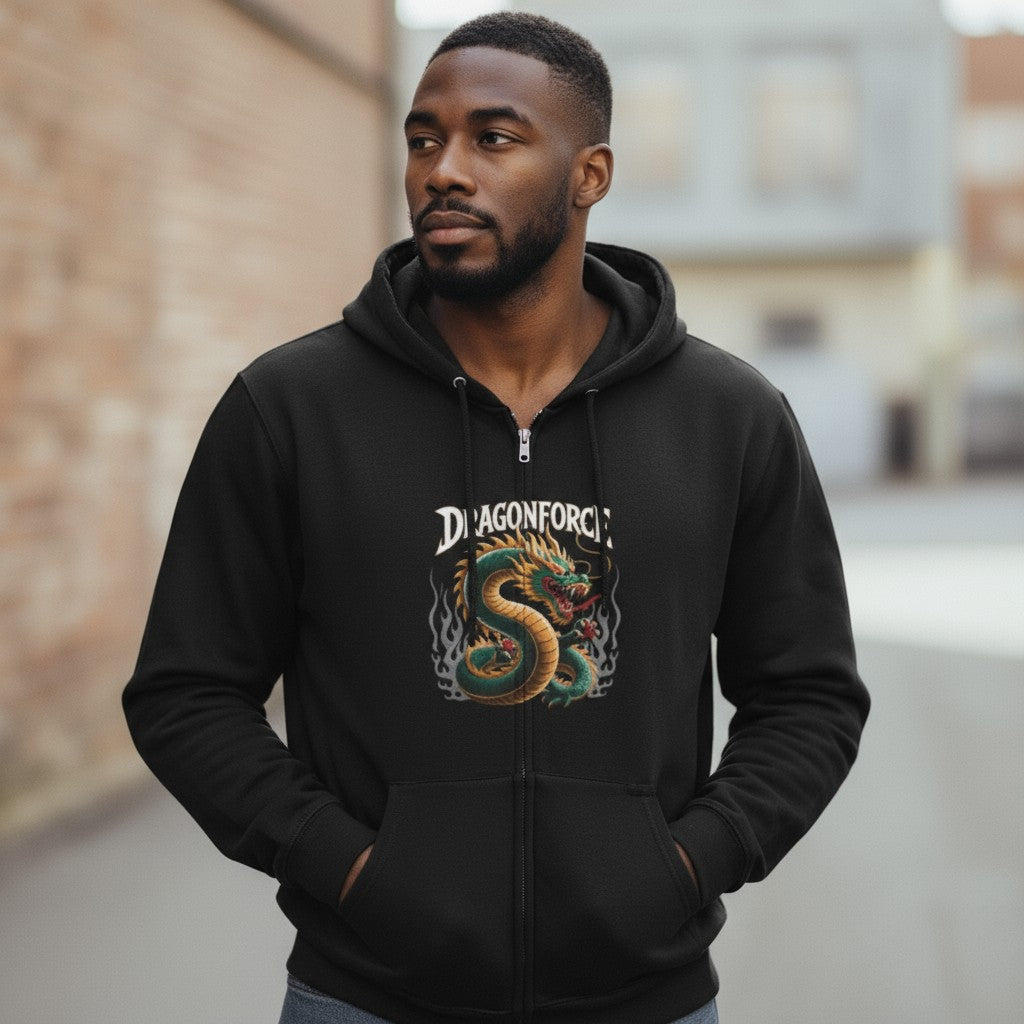 Dragon Force - Unisex Heavy Blend™ Full Zip Hooded Sweatshirt