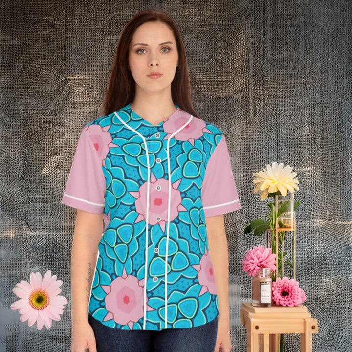 Women's Baseball Jersey - Mermaid's Garden