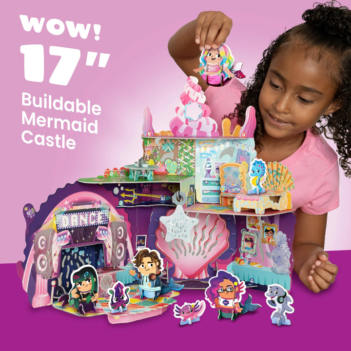 Coral Castle Mermaid Playset | Buildable Fantasy Castle Toy