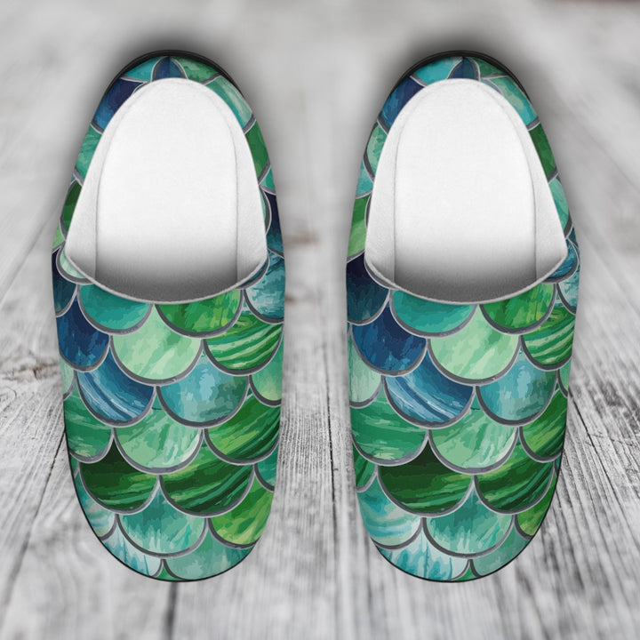Women's Indoor Slippers - Mermaid Slippers