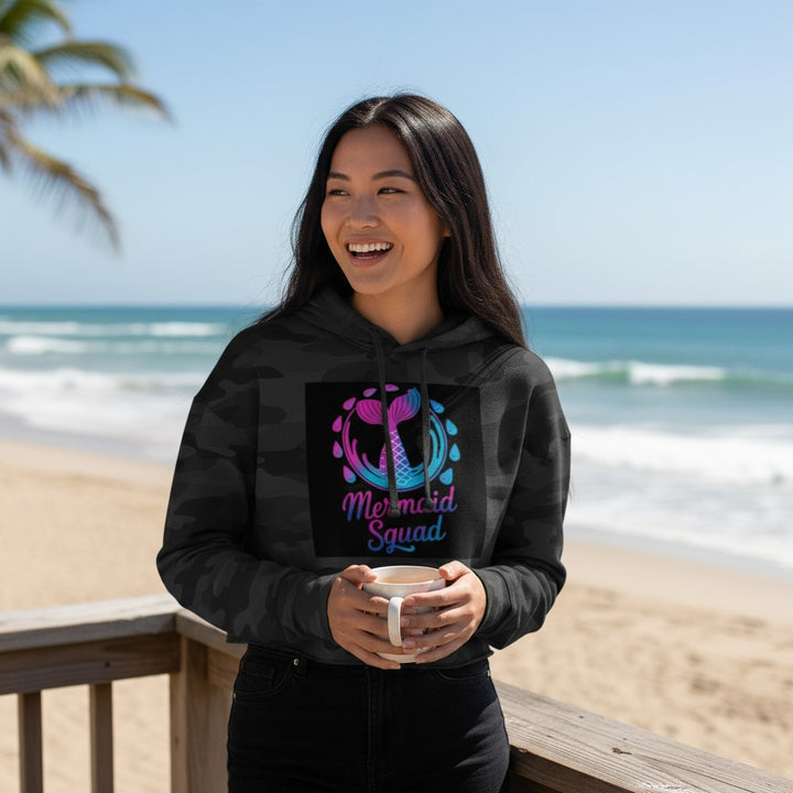 Mermaid Squad Cropped Hoodie