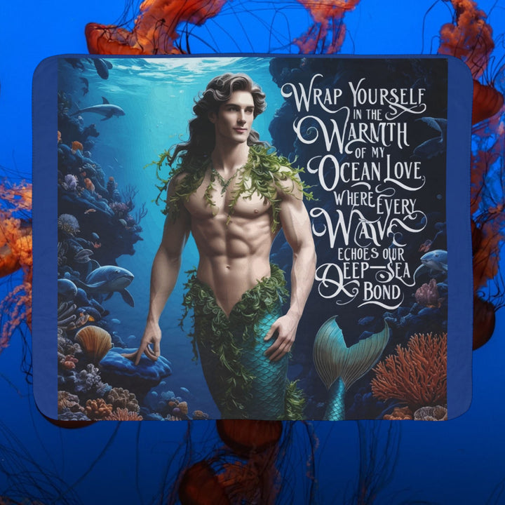Fleece Sherpa Blanket - Merman Warmth