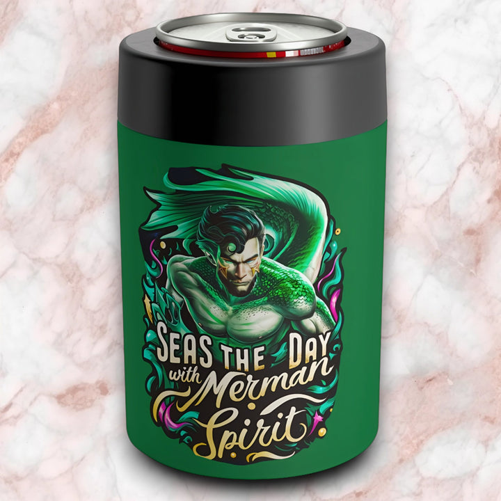 Can Holder - Seas the Day the Merman Way