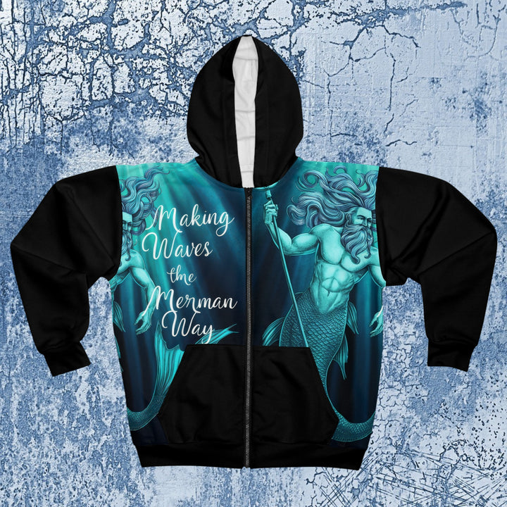Men's Zip Hoodie - The Merman Way