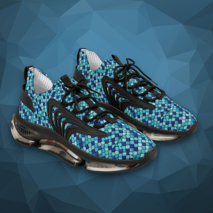 Men's Mesh Sneakers - Mermaid Scales