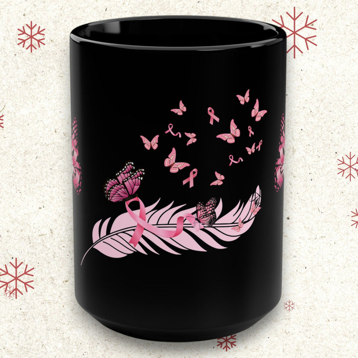 Miracles of Transformation Black Mug, 15oz