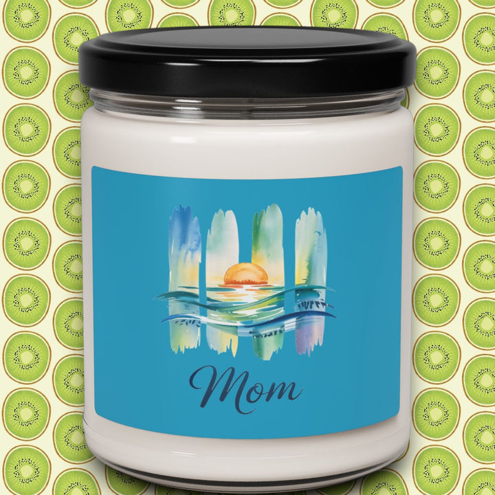 Mom Scented Soy Candle - 9oz - Ocean Sunset Design