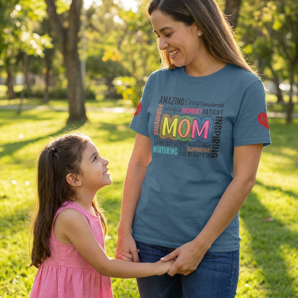 Inspirational Amazing Mom T-Shirt - Unisex Heavy Cotton Tee - Perfect Gift for Mother's Day