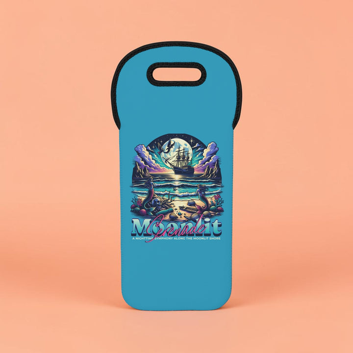 Wine Tote Bag - Moonlit Mermaid Serenade