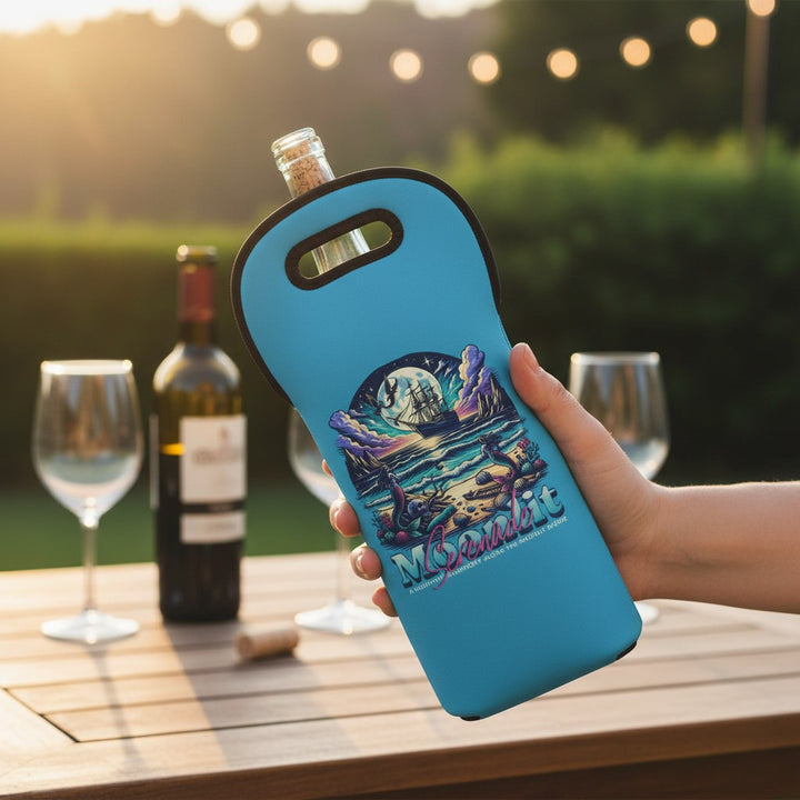 Wine Tote Bag - Moonlit Mermaid Serenade