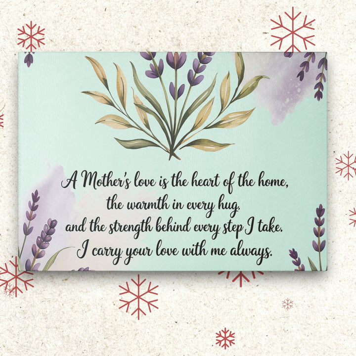 Mother's Love Glass Cutting Board