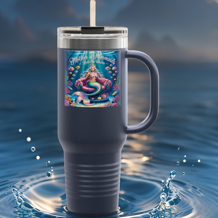Mother of the Mermaids Insulated Travel Mug, 40oz | Perfect for Road Trips, Summer Days