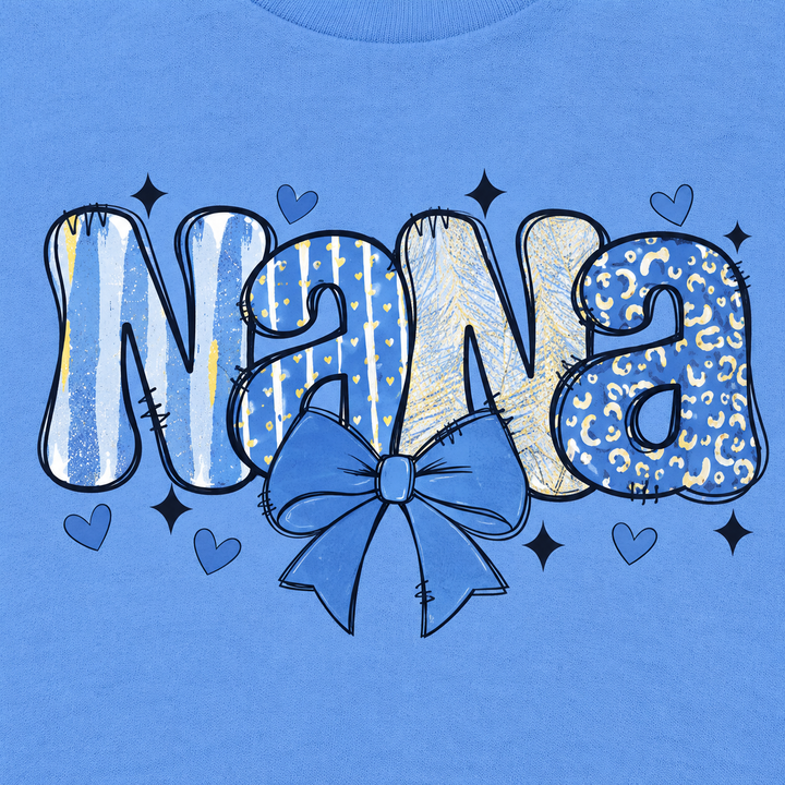 Nana Heavy Cotton Tee - Cute Gift for Grandmothers