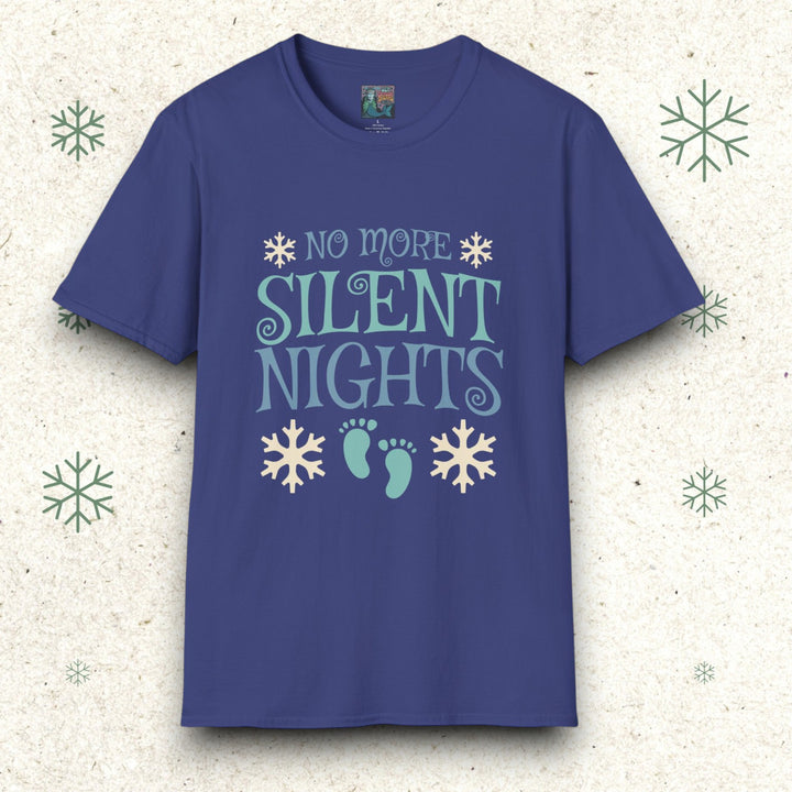 Softstyle T-Shirt - No more Silent Nights Pregnancy T-Shirt
