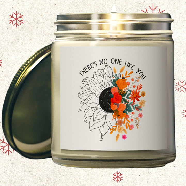Scented Coconut Apricot Candles (4oz, 9oz) - There is no one like you