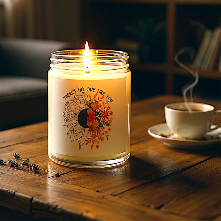 Scented Coconut Apricot Candles (4oz, 9oz) - There is no one like you