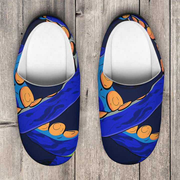 Slippers - Octopus Love Indoor Men's House Shoes for Cozy Nights