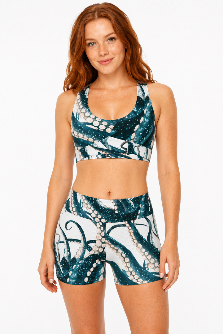 Octopus Women's Sports Bra Set