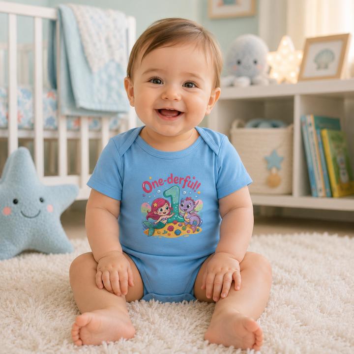One-Derful Baby Onesie - One Year Baby Onesie