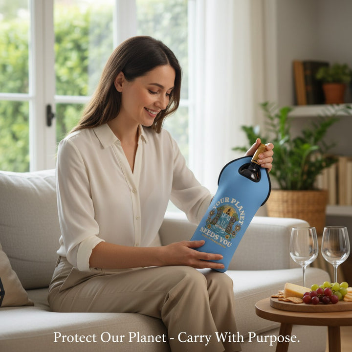 Wine Tote Bag - Your Planet Needs You