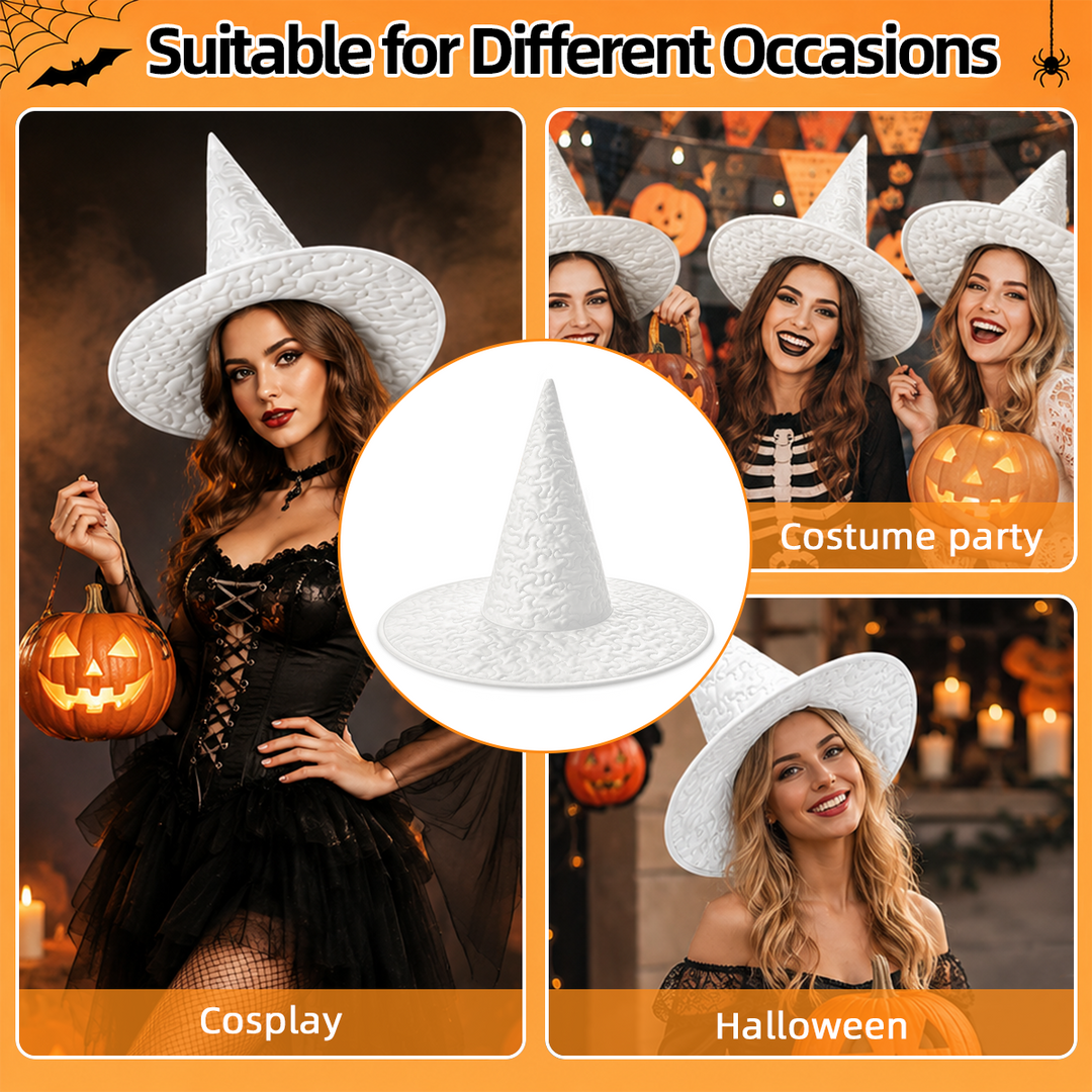 Personalized Halloween Witch Hat with Custom Name
