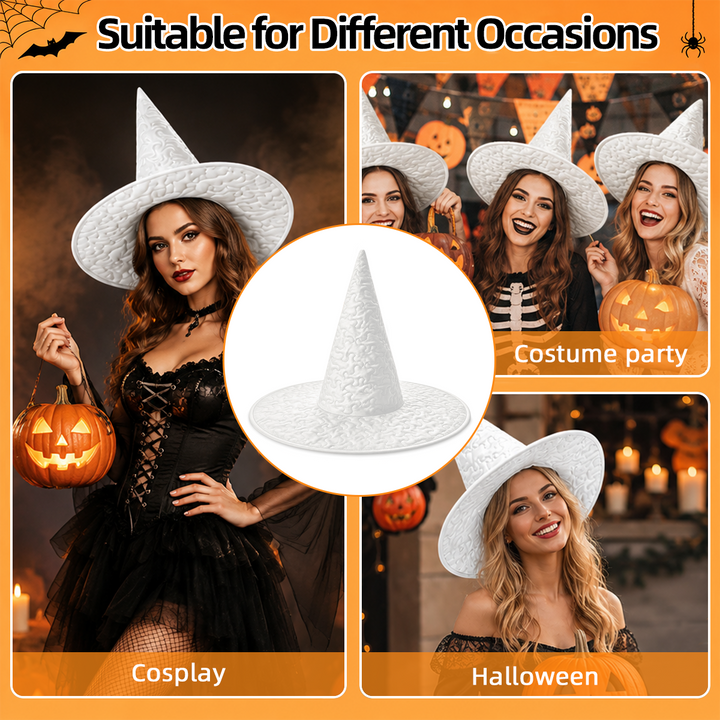 Personalized Halloween Witch Hat with Custom Name