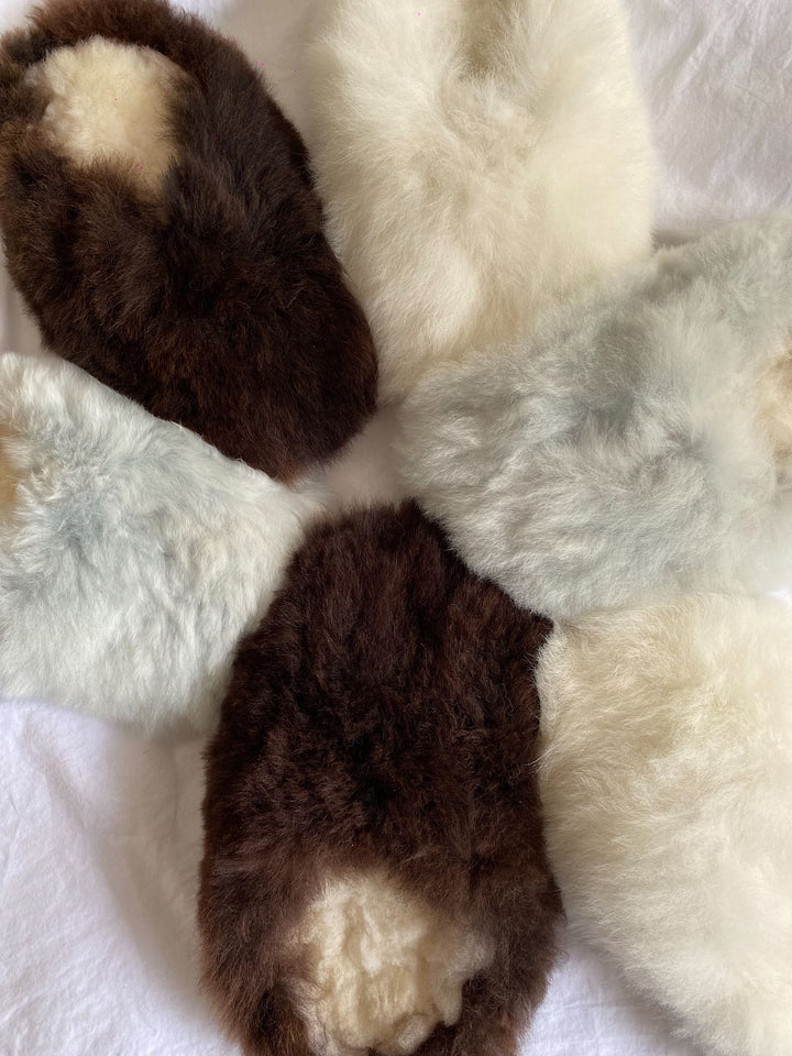 Alpuffas Genuine Baby Alpaca Slippers – Luxury Cozy House Slippers