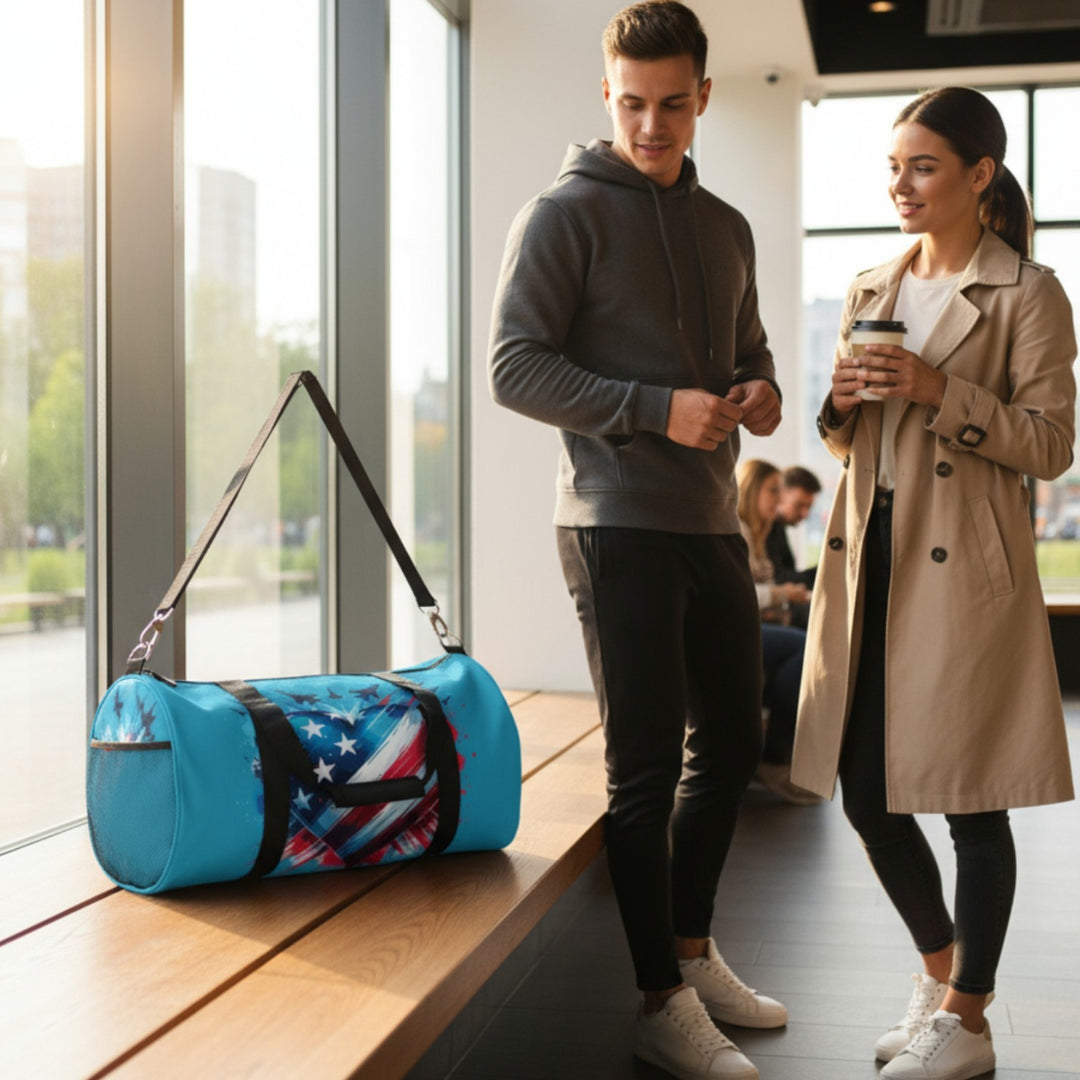 Patriotic Duffel Bag – Gym Weekender