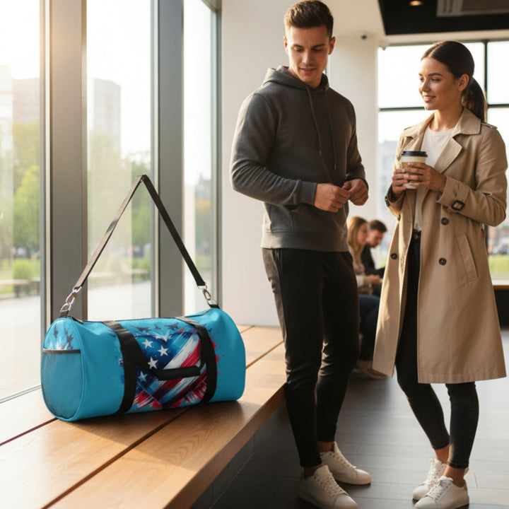 Patriotic Duffel Bag – Gym Weekender