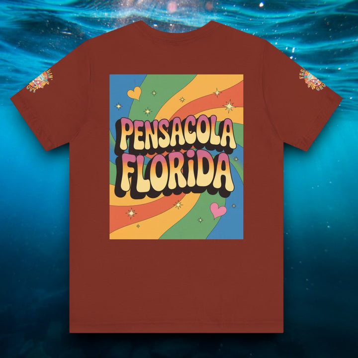 Retro Pensacola Florida Short Sleeve Tee