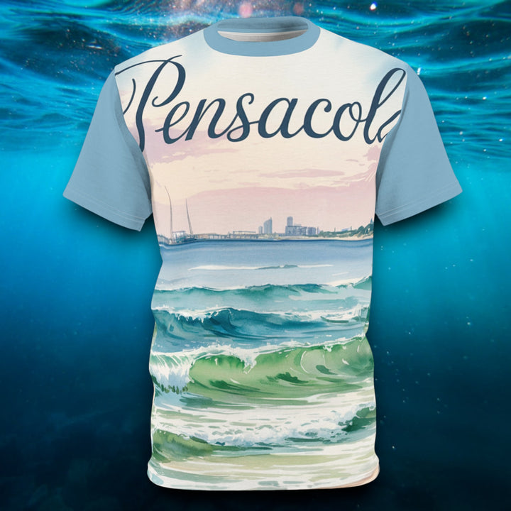 Beach Vibes Unisex Cut & Sew Tee - Pensacola Ocean Design