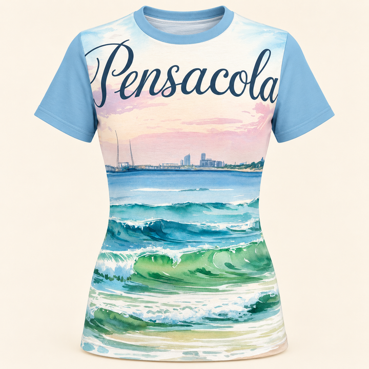 Beach Vibes Unisex Cut & Sew Tee - Pensacola Ocean Design