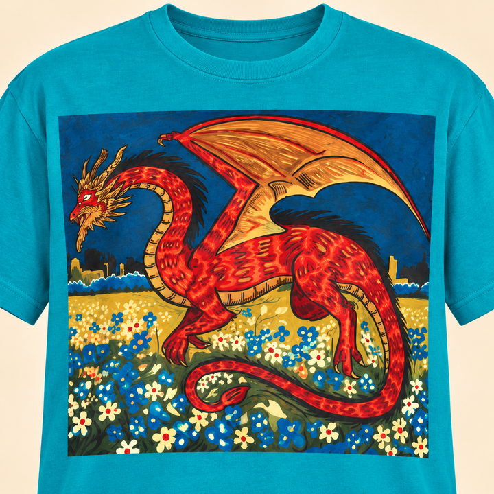 Pequeño Dragón Garment-Dyed T-shirt