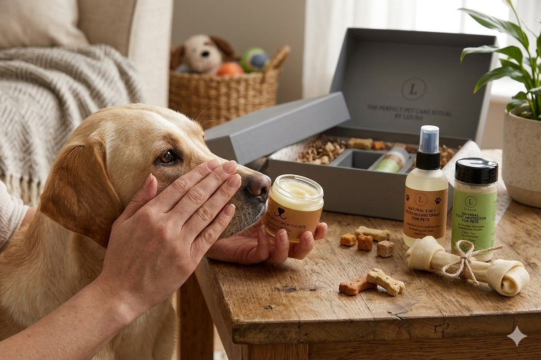 Natural Pet Pampering Gift Box | All-Natural Pet Wellness Kit