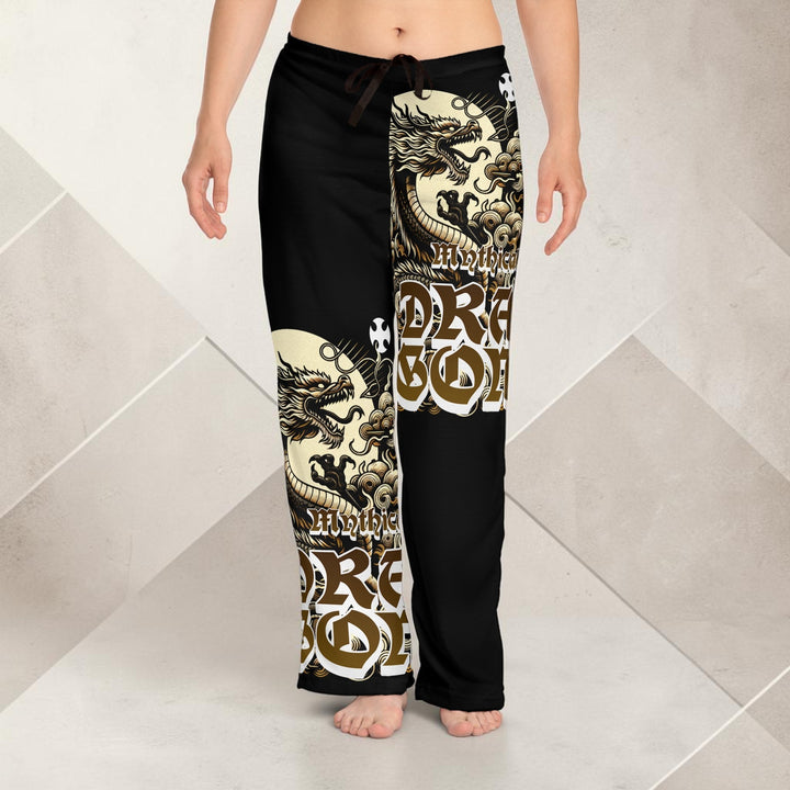 Mythical Dragon Women's Pajama Pants, Cozy Sleepwear, Fantasy Loungewear, Relaxed Fit Pants, Perfect Gift for Dragon Lovers
