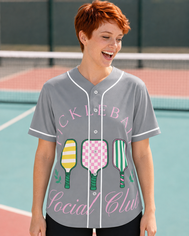 Women's Baseball Jersey - Pickleball Social Club