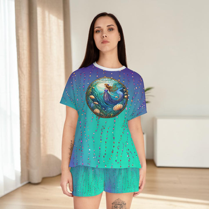 Women's Short Pajama Set  - Mermaid PJS