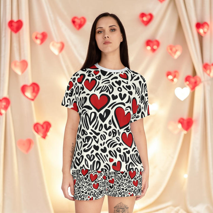 Women's Short Pajama Set - My Heart Is Full