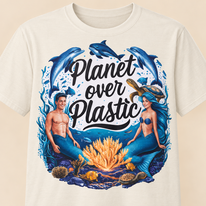 Planet Over Plastic Unisex Ultra Cotton T-Shirt