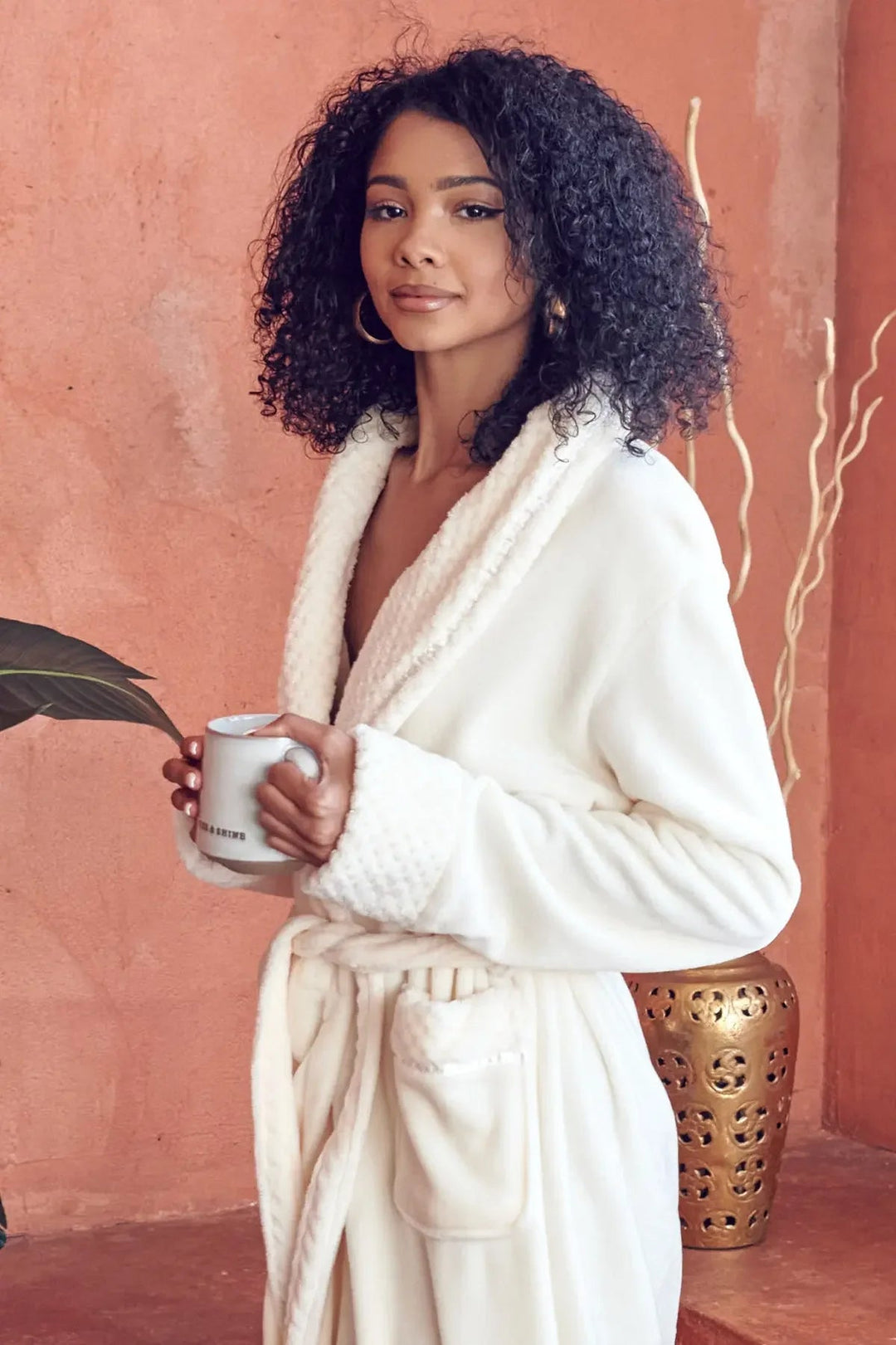Women's Ultra Soft Plush Bathrobe | CloudSoft Luxury Fleece Robe