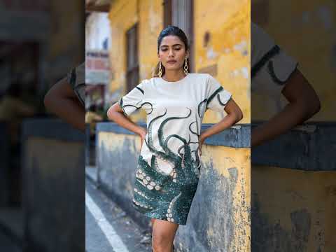 T-Shirt Dress  - Octopus