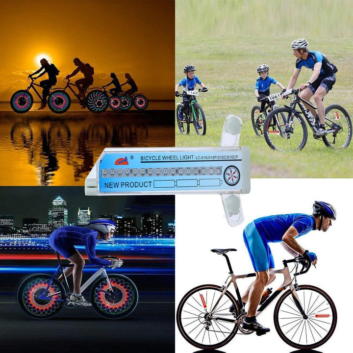 RGB LED Bike Wheel Lights | 32 Pattern Bicycle Spoke Lights