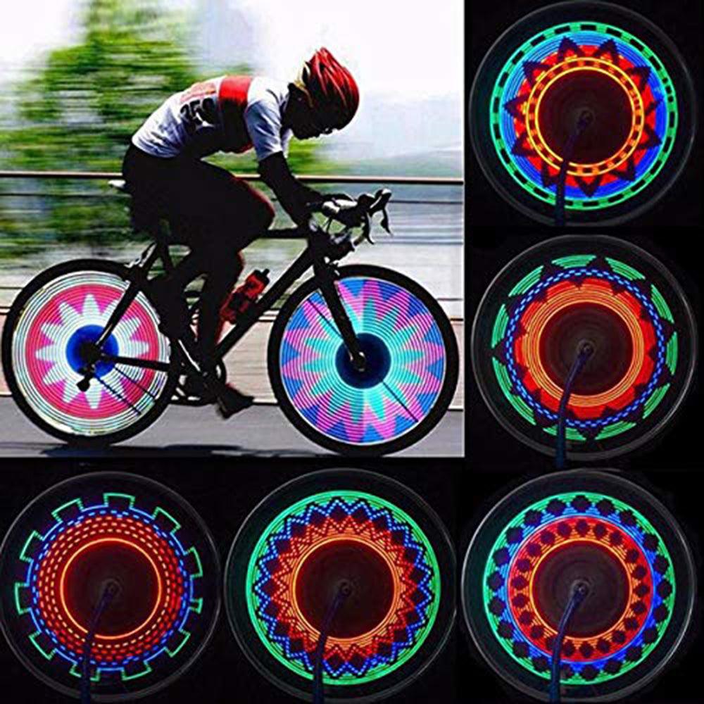 RGB LED Bike Wheel Lights | 32 Pattern Bicycle Spoke Lights