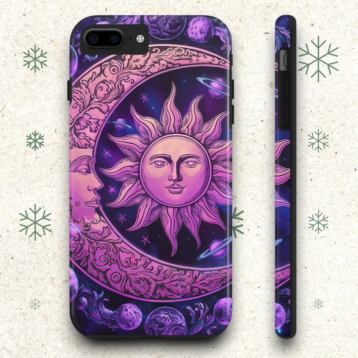 Tough Phone Cases - Purple Moon
